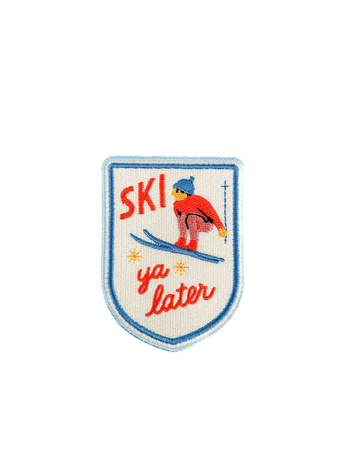 Ski Ya Later - Embroidered Patch