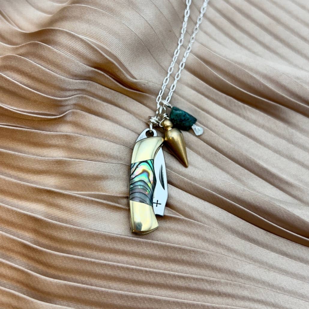Billie Jr. Necklace - Abalone