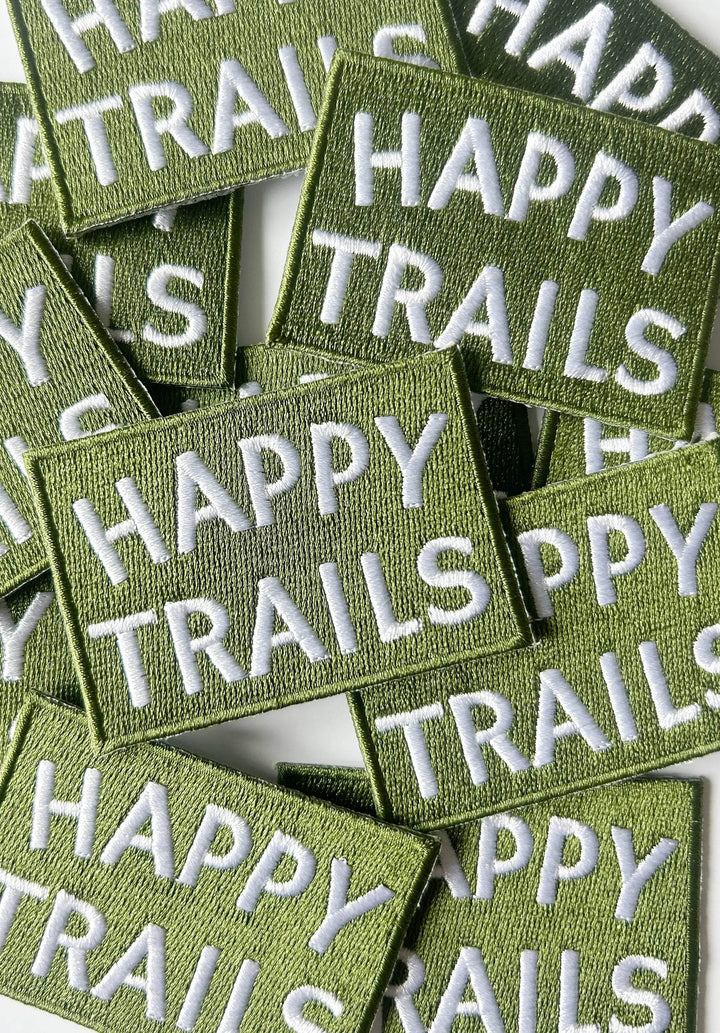 Happy Trails Iron on Patch - BUNKHAUS