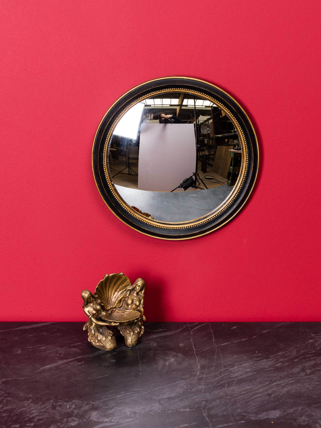 Large Minimalist Convex Mirror - BUNKHAUS