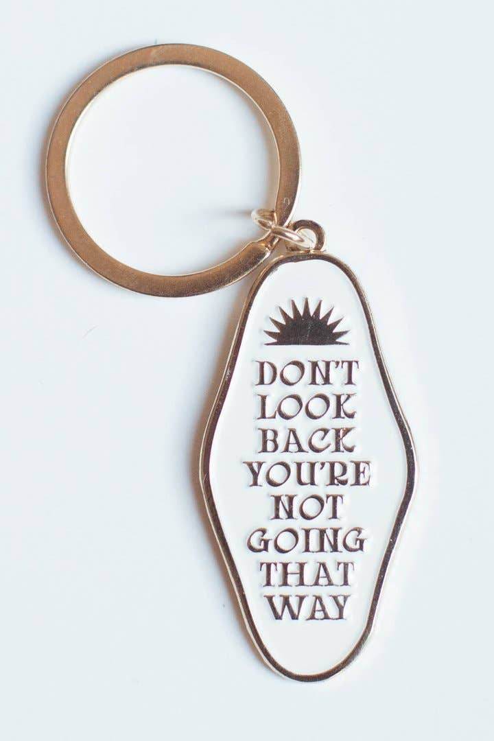 Don't Look Back Keychain - BUNKHAUS