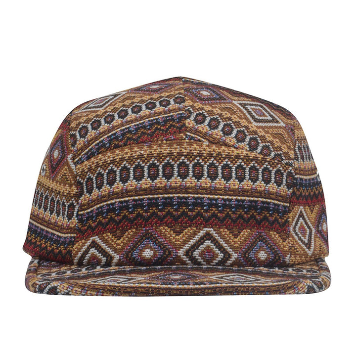 Multi-Color Jacquard 5-Panel Hat