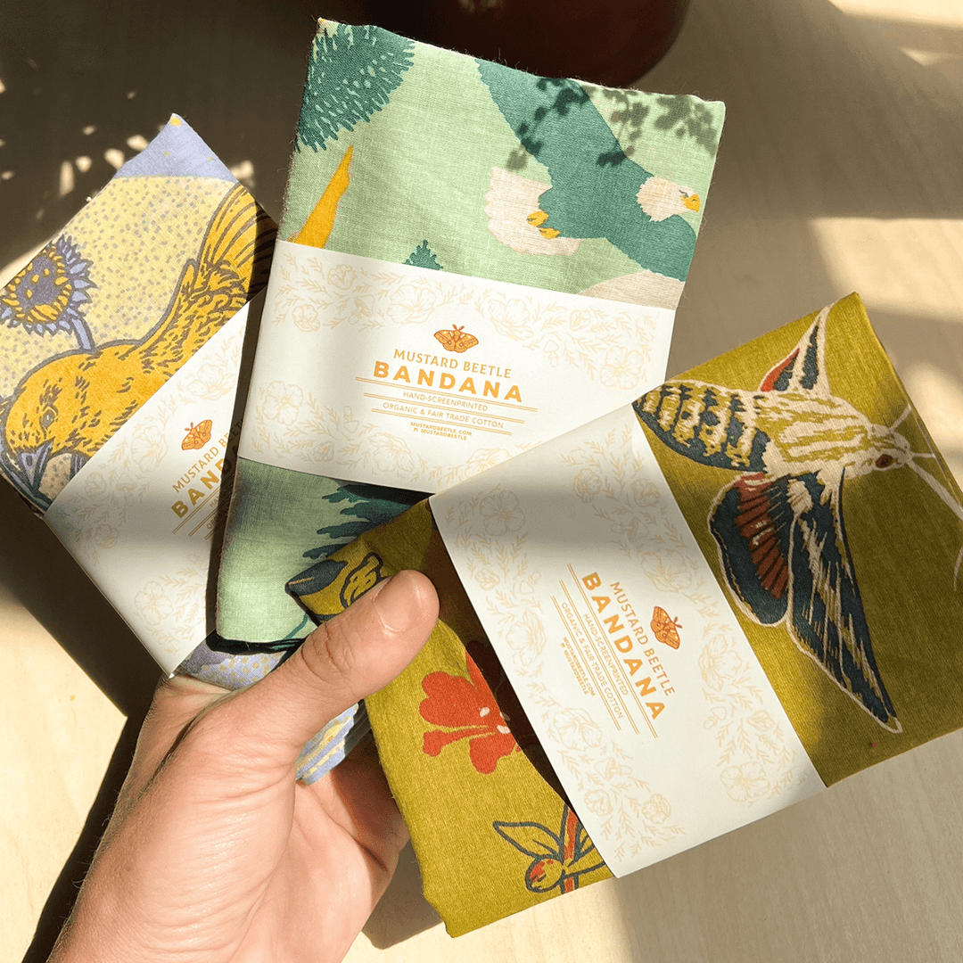 Organic Fair Trade Bandana - San Gabriel Foothills - BUNKHAUS