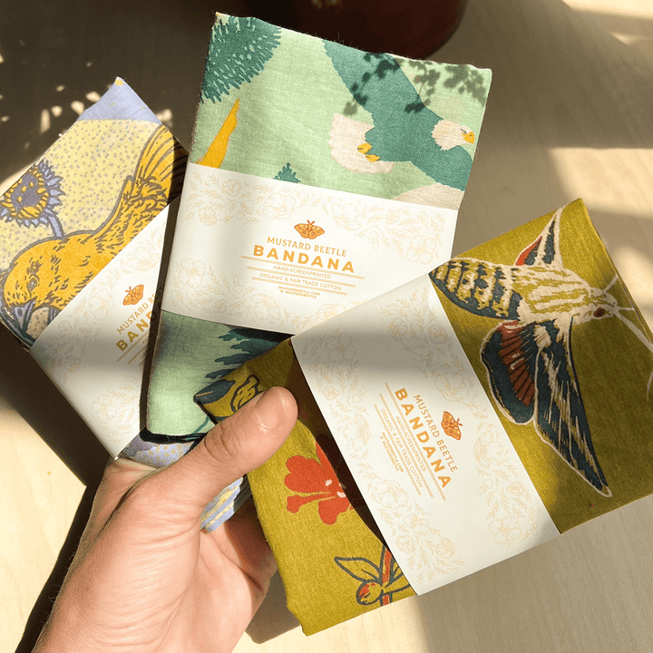 Organic Fair Trade Bandana - San Gabriel Foothills - BUNKHAUS