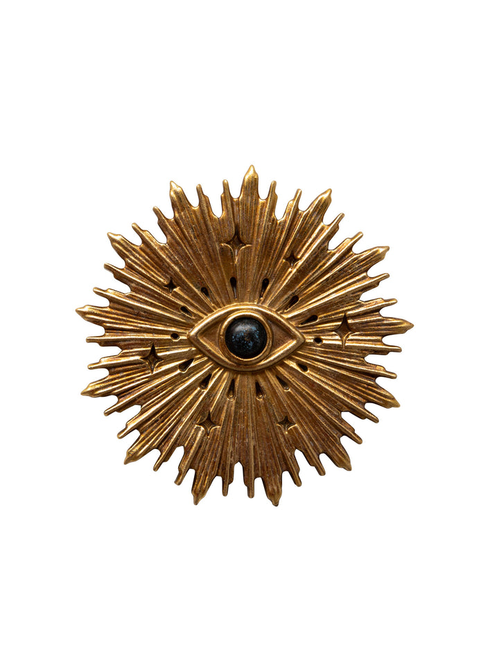 Evil Eye Wall Hanging — Gold Halo