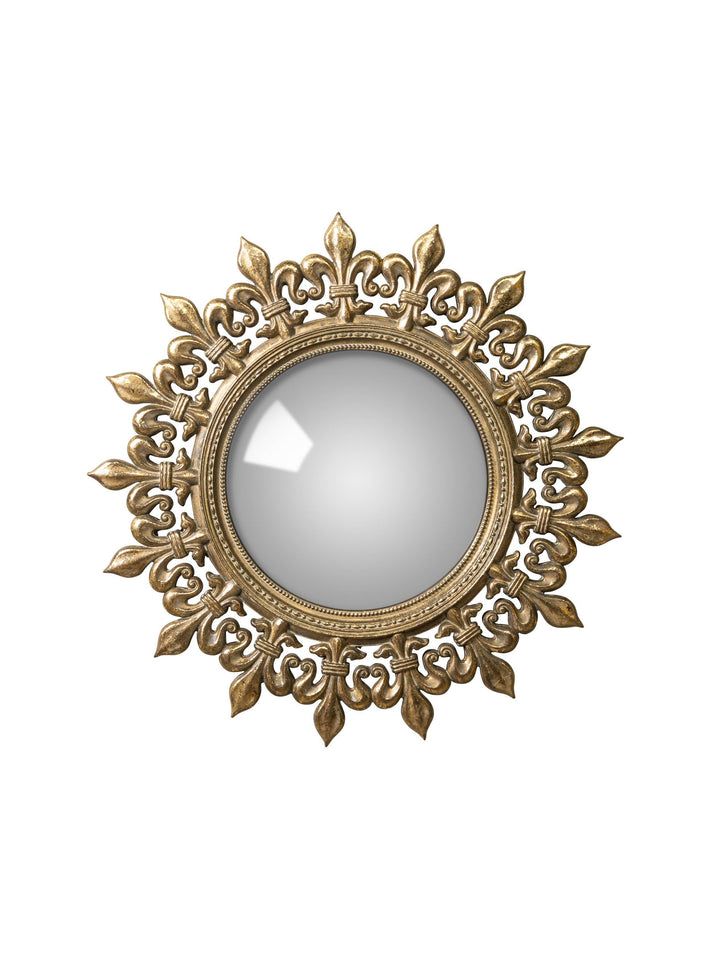Antique Gold Convex Mirror - BUNKHAUS