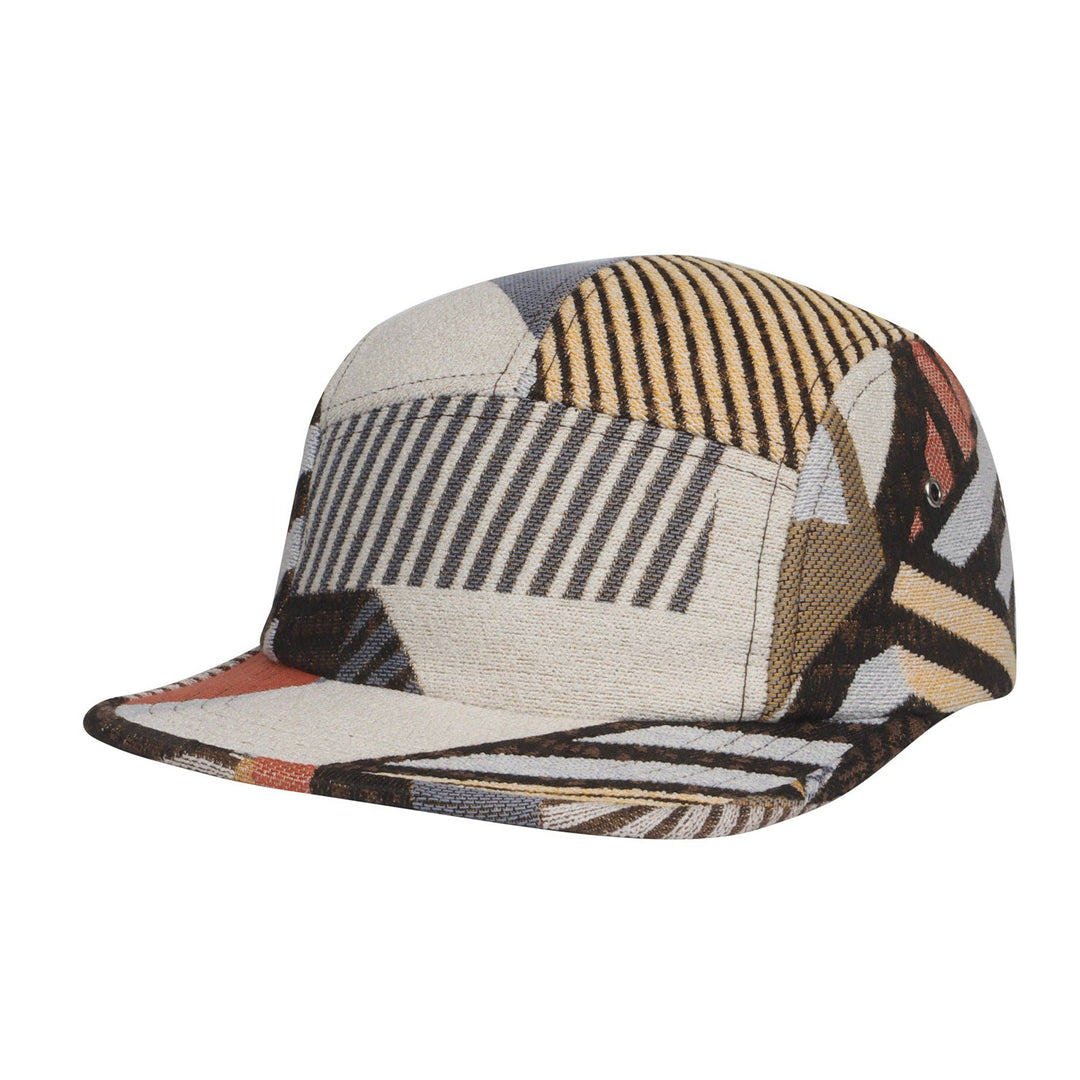 Random Patch Jacquard 5 Panel Hat