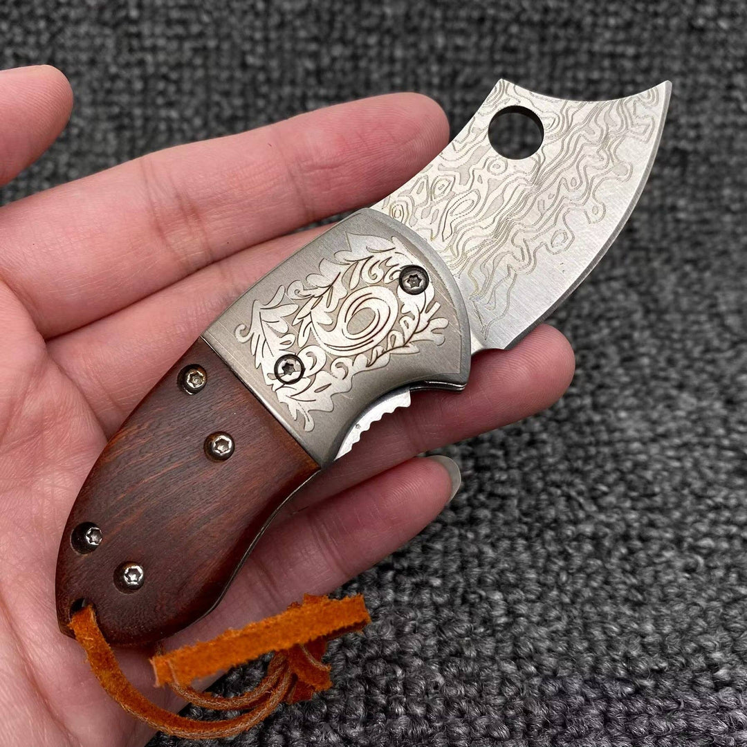 Wooden Handle Foldable Knife
