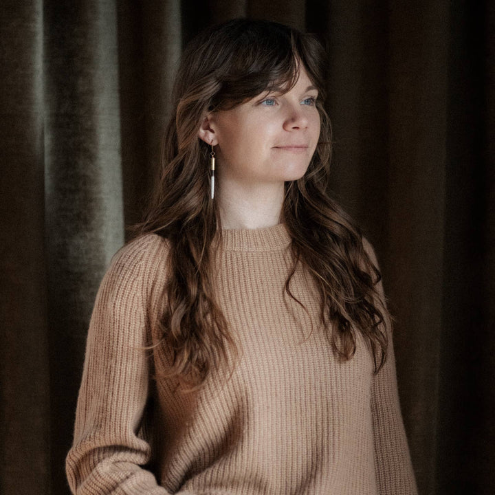 Porcupine Quill Earrings - Hook Style