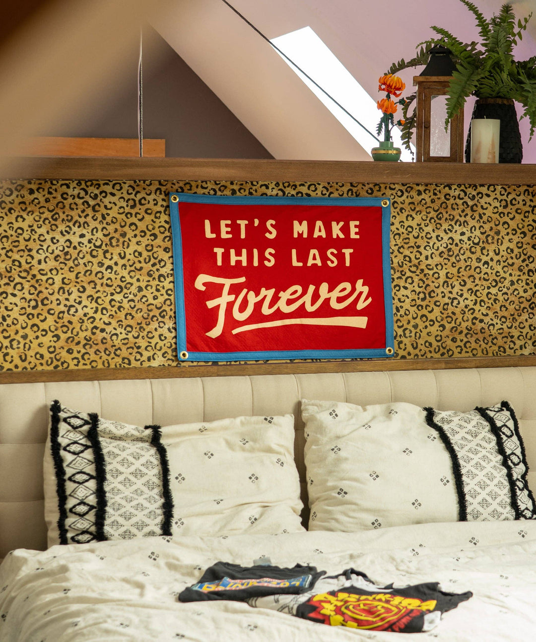 Let's Make This Last Forever Camp Flag