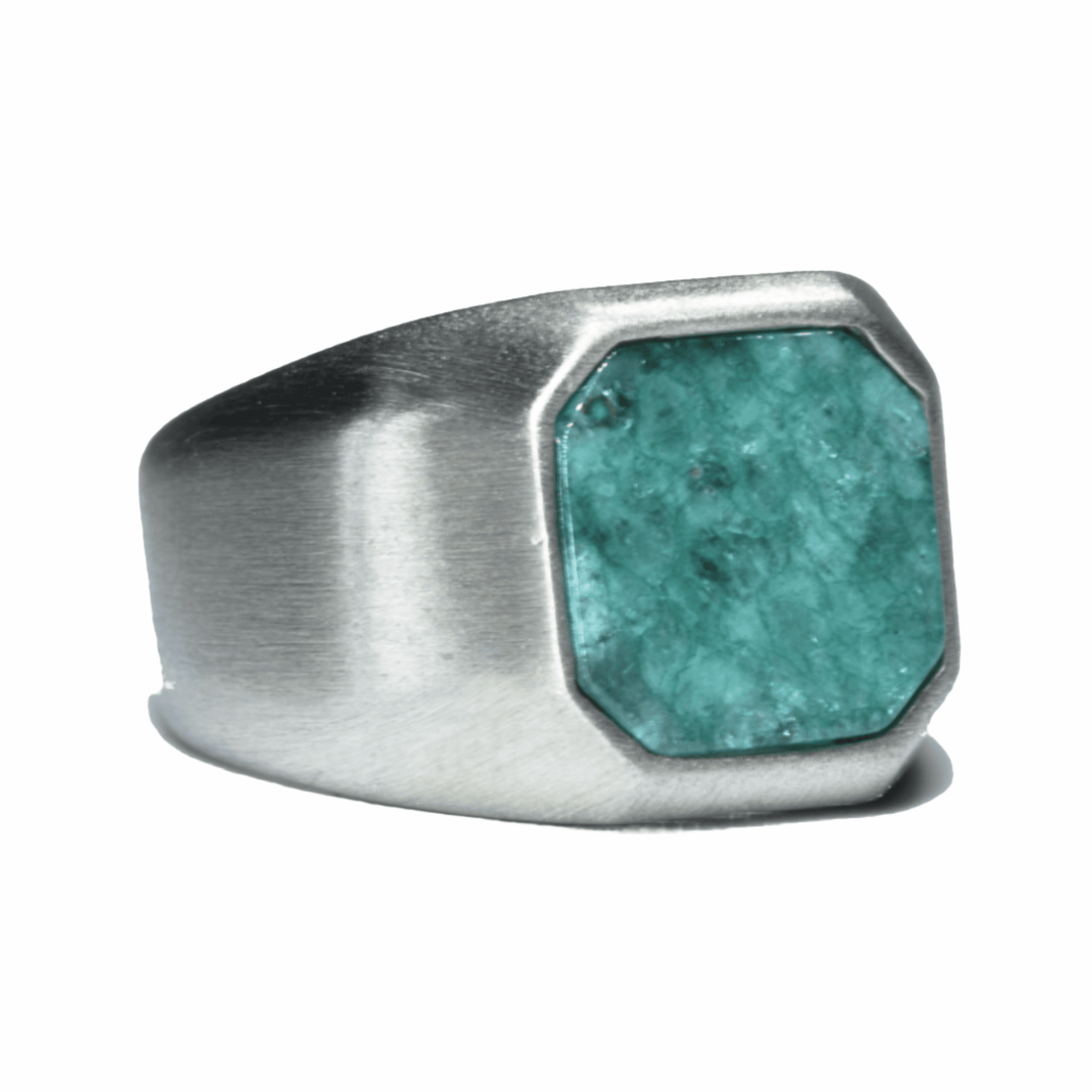 Malachite Inlay Ring - BUNKHAUS