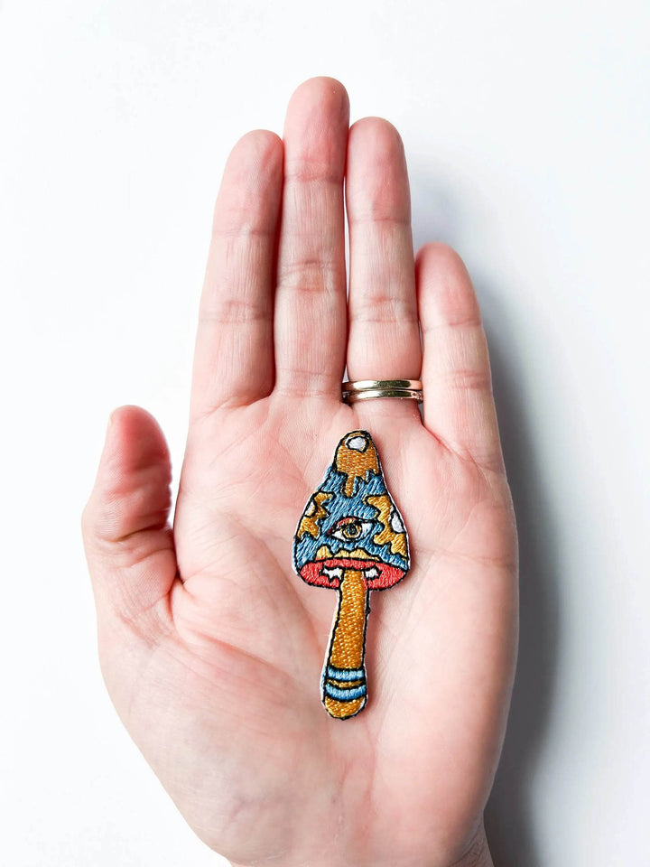 Mushroom Iron on Patch - BUNKHAUS