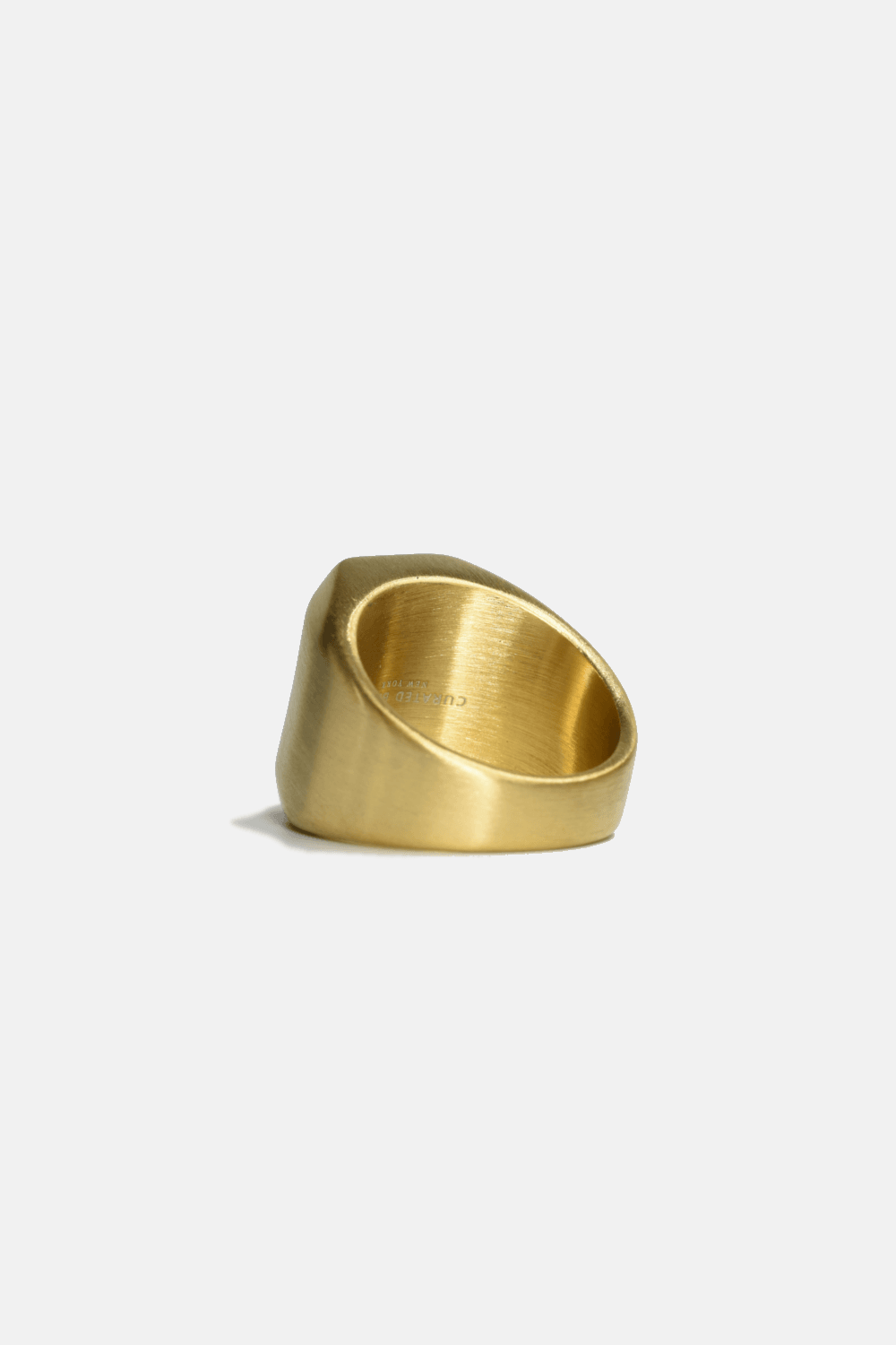 Chunky Shield Ring - BUNKHAUS