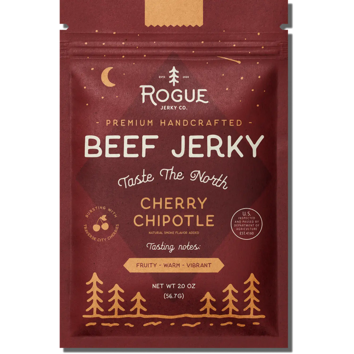 Cherry Chipotle Beef Jerky Rogue Jerky Co.