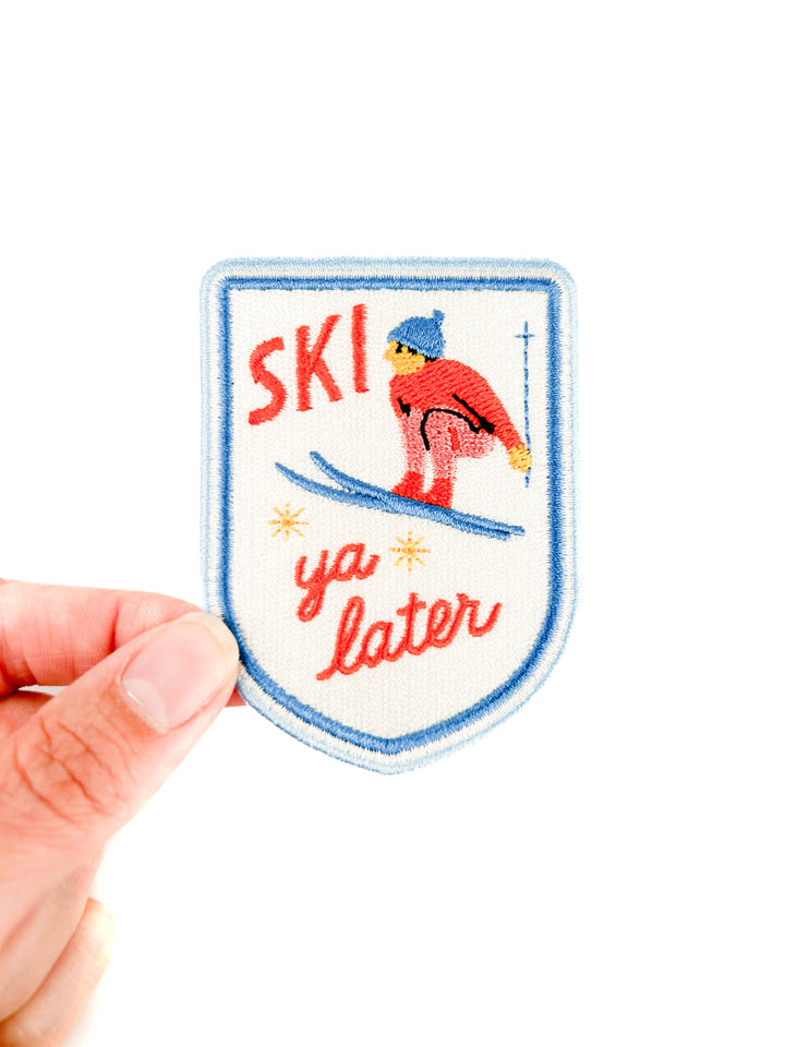 Ski Ya Later - Embroidered Patch