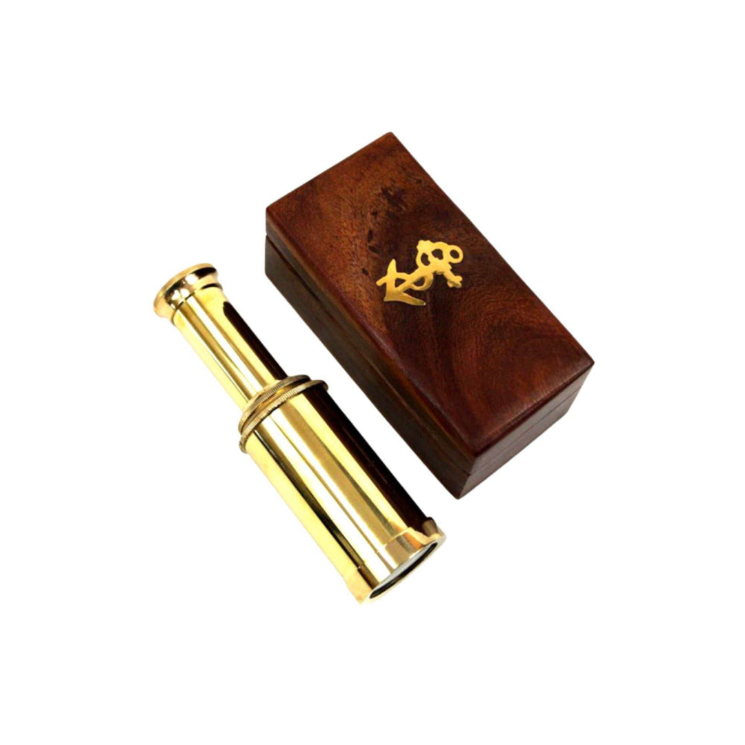 Solid Brass Telescope - BUNKHAUS