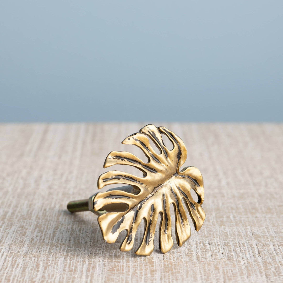 Golden Leaf Knob - BUNKHAUS