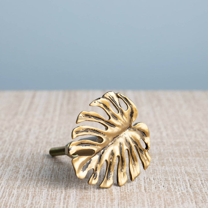 Golden Leaf Knob - BUNKHAUS