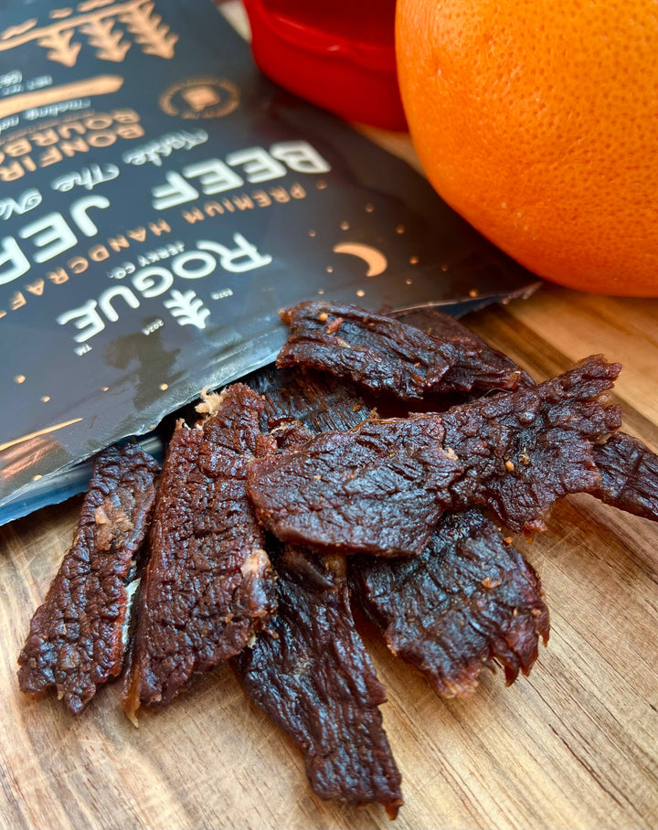 Bonfire Bourbon Beef Jerky Rogue Jerky Co.