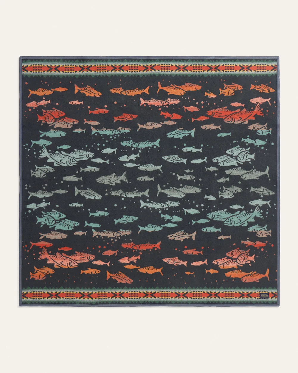 Pendleton Jaquered Napped Throw - Salmon Run