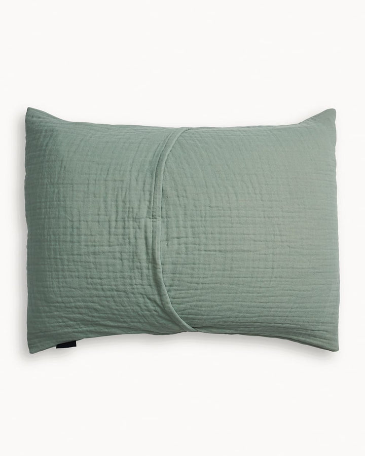 Quilted Star Matelassé Sham - Shale