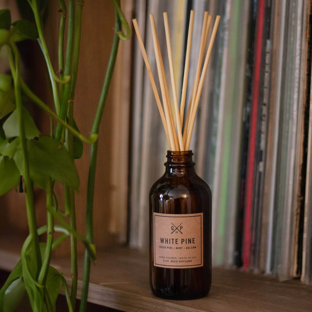 GP Candle Co. - White Pine Reed Diffuser - BUNKHAUS