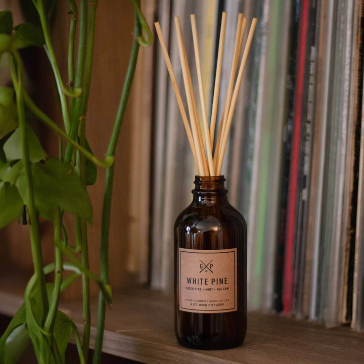 GP Candle Co. - White Pine Reed Diffuser - BUNKHAUS