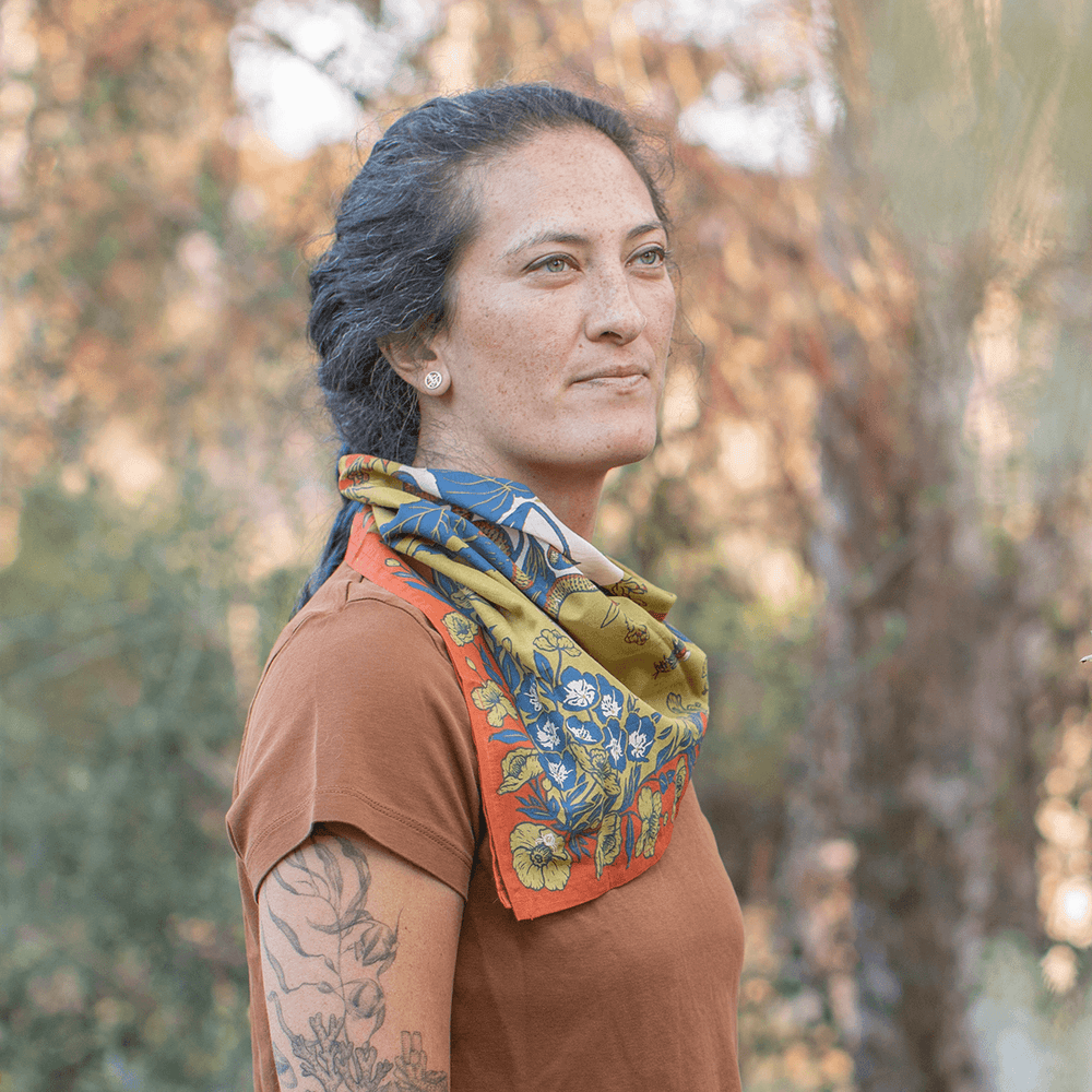 Organic Fair Trade Bandana - San Gabriel Foothills - BUNKHAUS