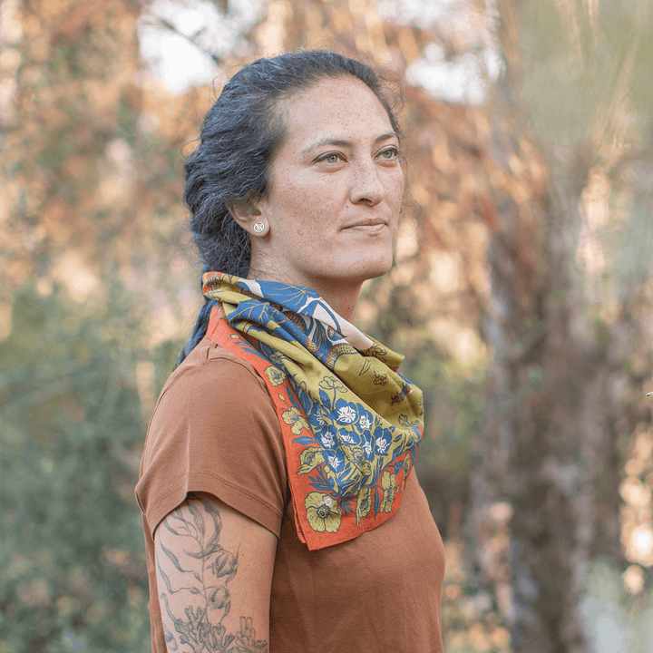 Organic Fair Trade Bandana - San Gabriel Foothills - BUNKHAUS
