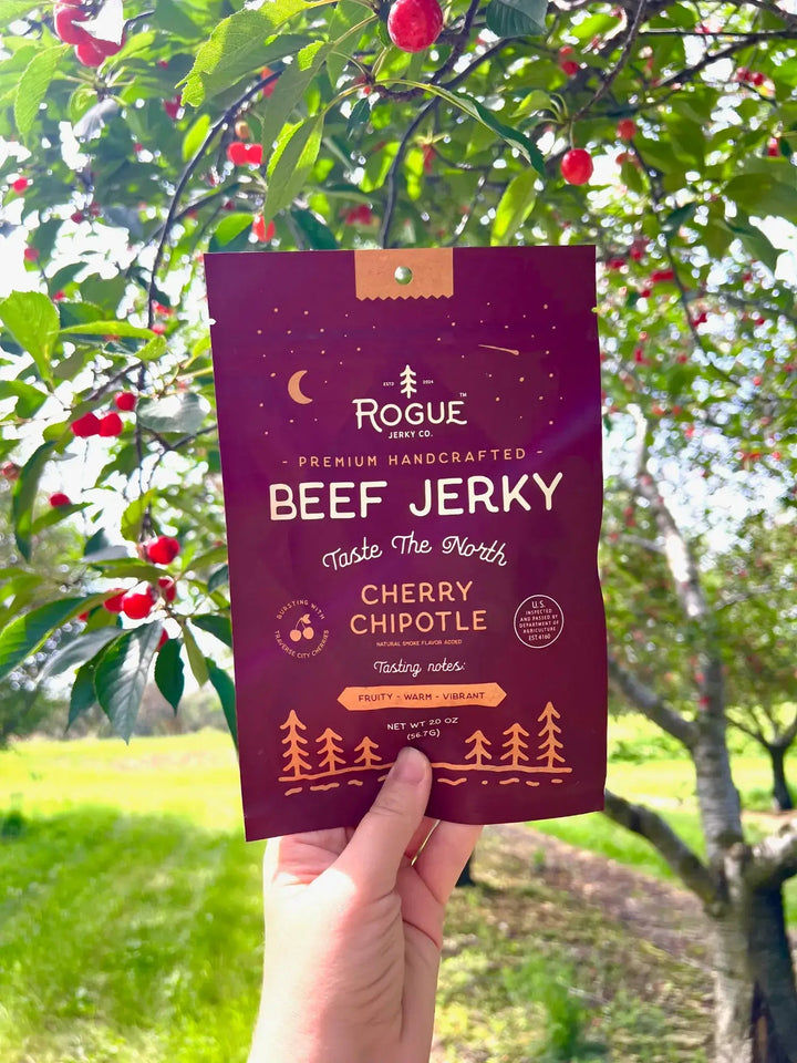 Cherry Chipotle Beef Jerky Rogue Jerky Co.