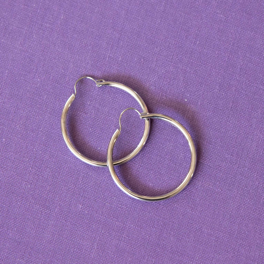 Vintage Silver Hoops - Variety