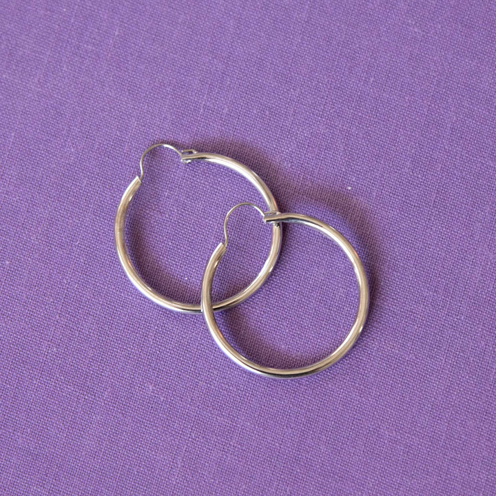 Vintage Silver Hoops - Variety