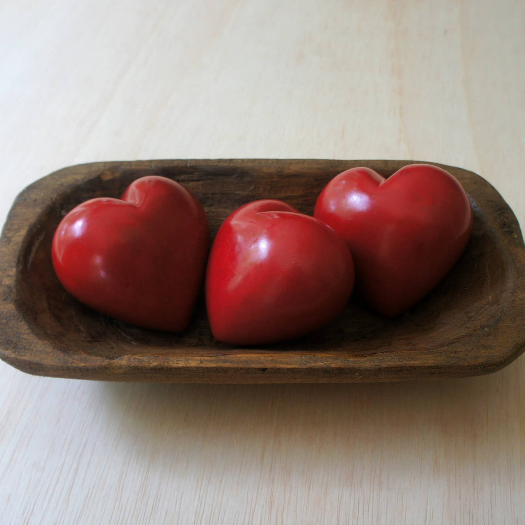 Hand Carved Soapstone Heart