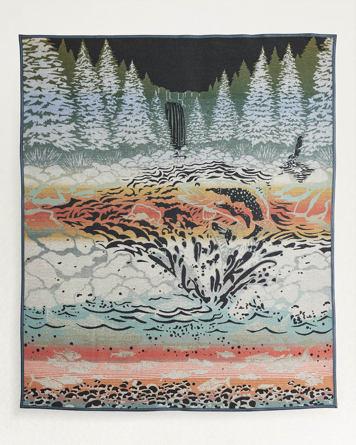Pendleton Jaquered Napped Throw - Salmon Falls