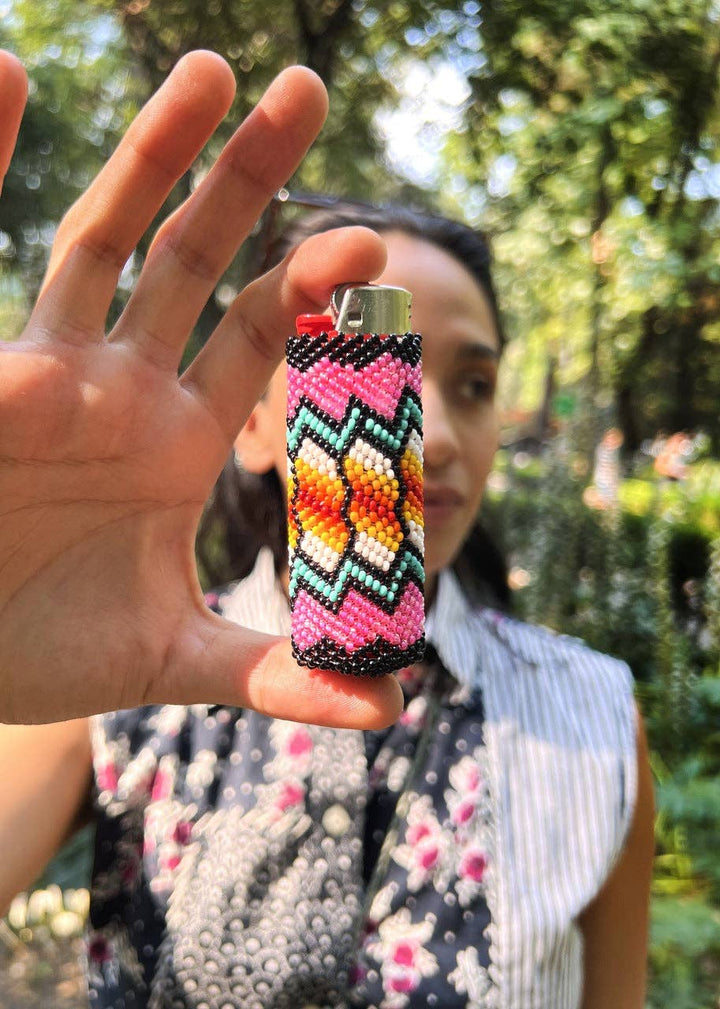 Double Bubble - Chic Beaded Lighter Case