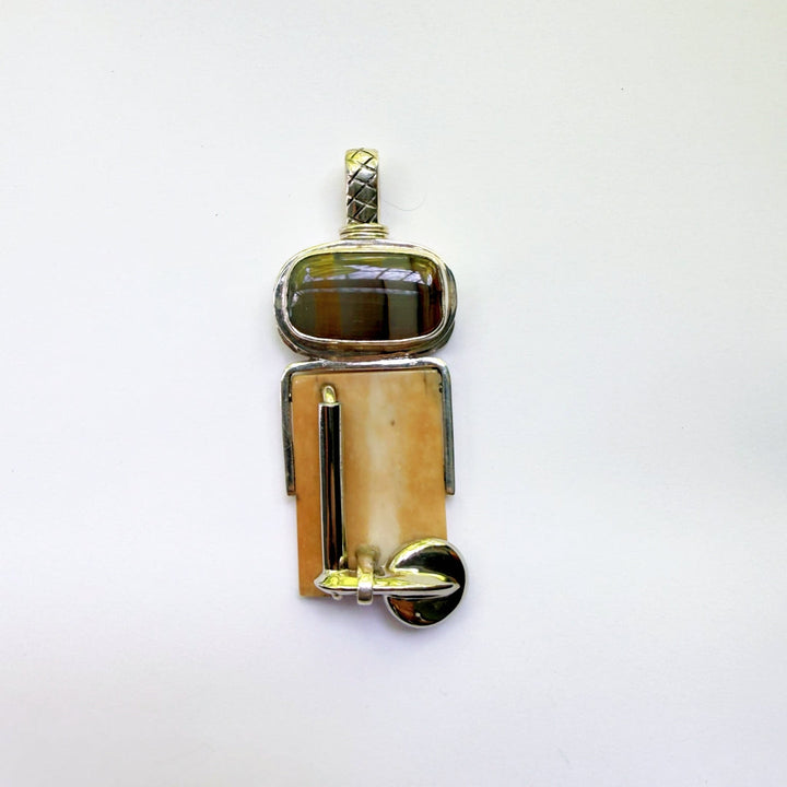 Flute Key Pendant #9572