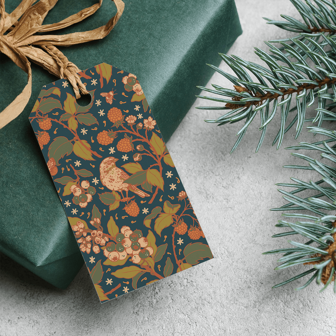 Gift Tag Set of 8 - Berries - BUNKHAUS
