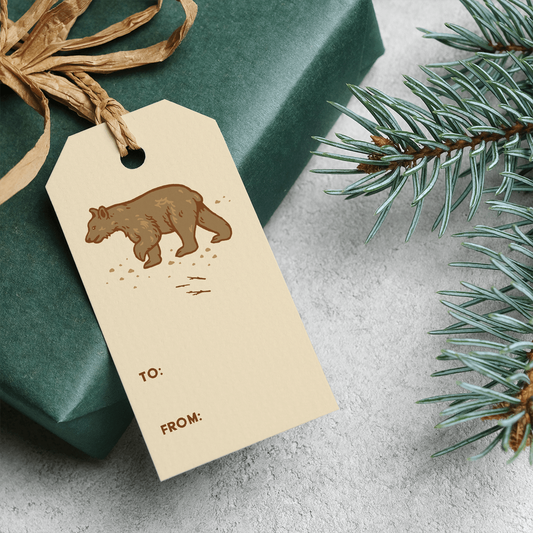 Gift Tag Set of 8 - Redwoods - BUNKHAUS