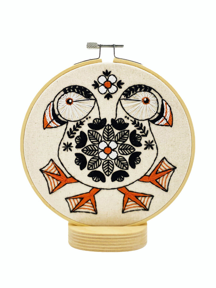 Complete Embroidery Kit - Puffin - BUNKHAUS