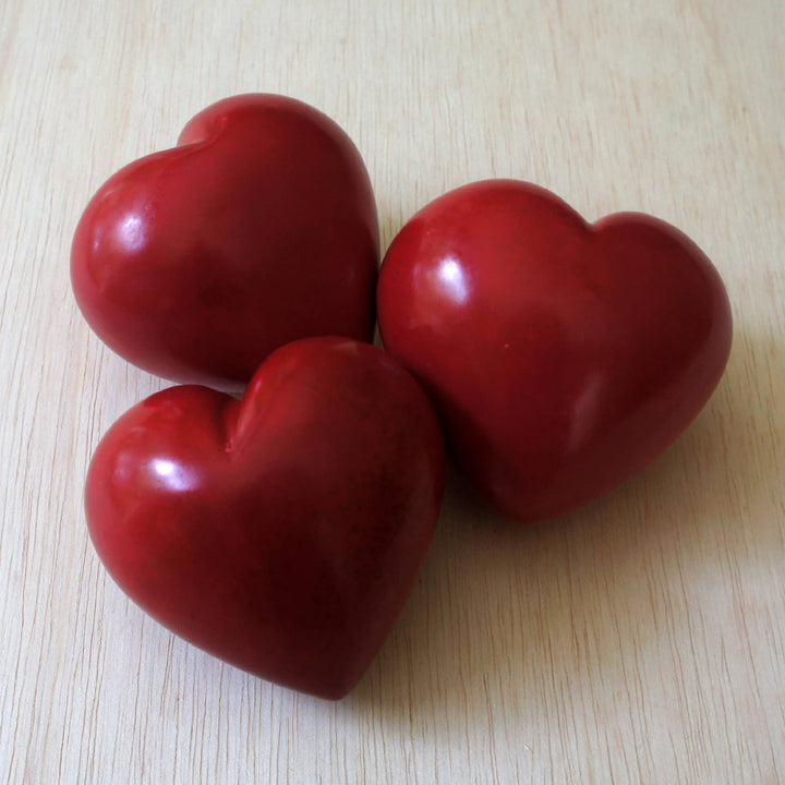 Hand Carved Soapstone Heart
