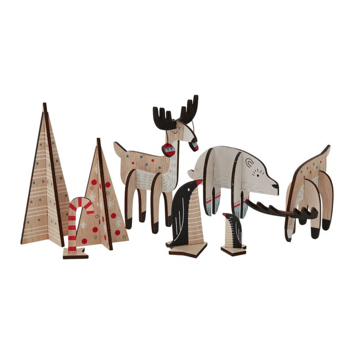 Arctic Woodland Scene