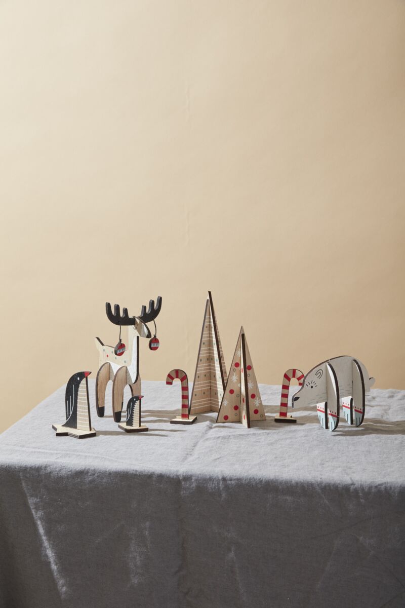 Arctic Woodland Scene