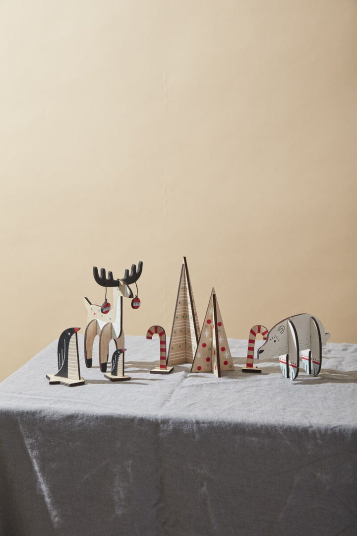 Arctic Woodland Scene