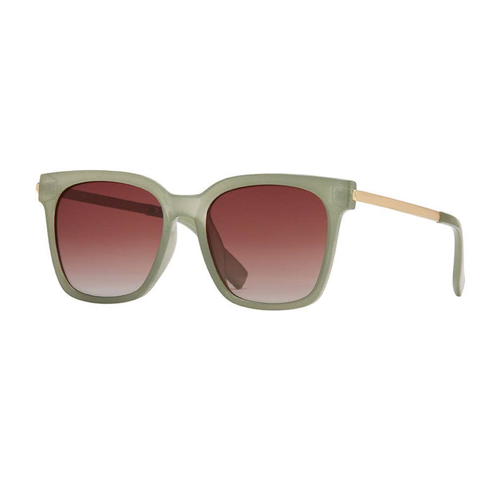 Blue Planet — Everly in Sage Green / Grad Brown Polarized