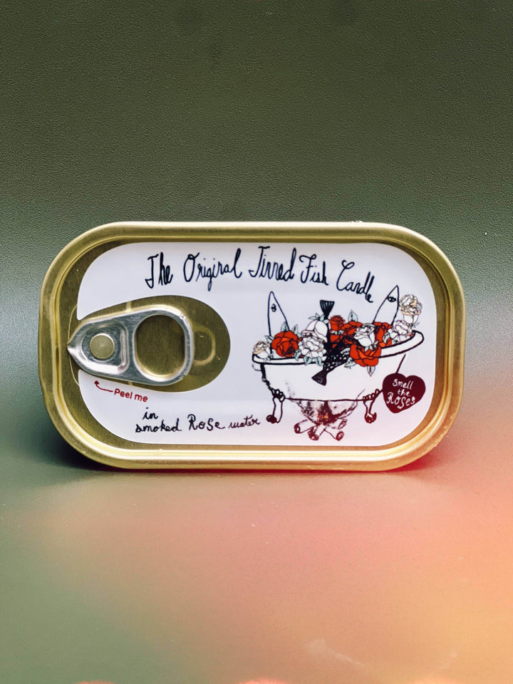 Tinned Fish Candle - Smoked Rose Water - BUNKHAUS