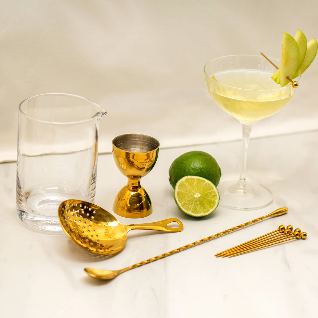 Craft Cocktail Set, 10 Piece Gold