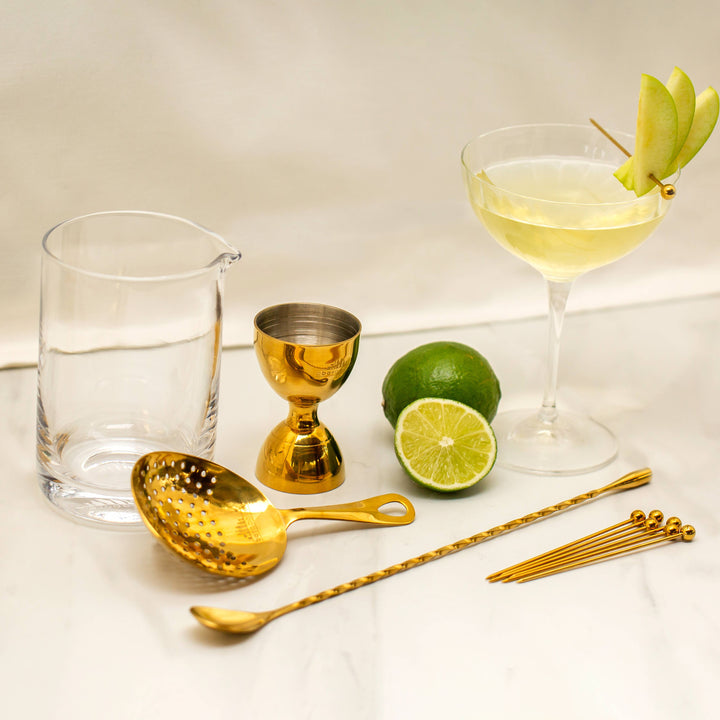 Craft Cocktail Set, 10 Piece Gold
