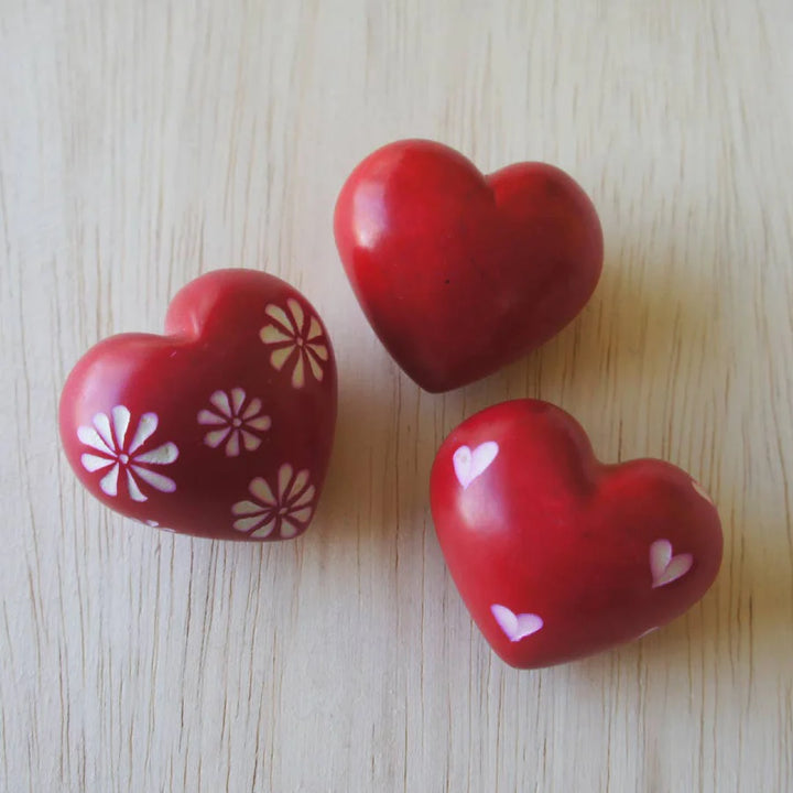 Hand Carved Soapstone Heart