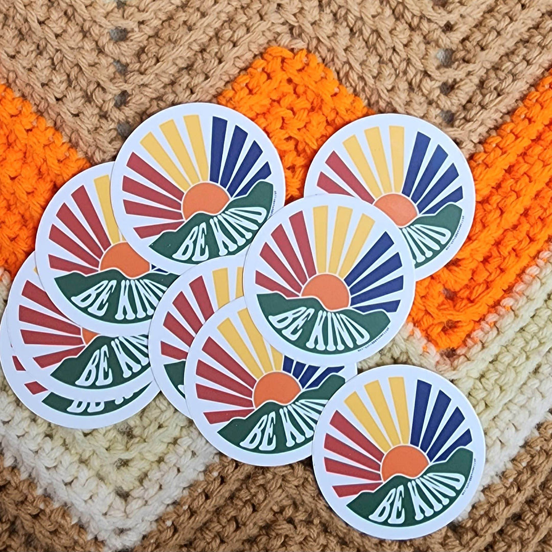 Be Kind - vinyl sticker - BUNKHAUS