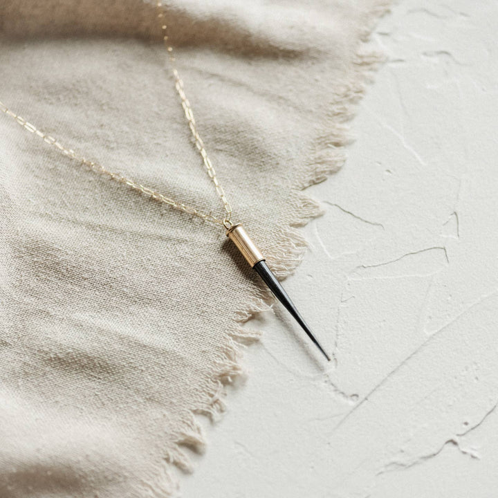 Quill Necklace · Demi-Fine Gold · 18 Inch